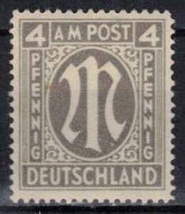 Germany - Allied Occupation - AMG - Scott 3N3b MNH (SP)