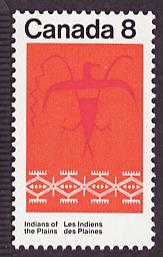 Canada #564 Assiniboine Thunderbird MNH single