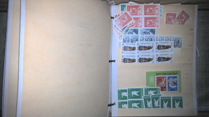 SYRIA COLLECTION IN STOCK PAGE ALBUM, MINT/USED