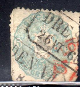 Germany Saxony 20b used, faults