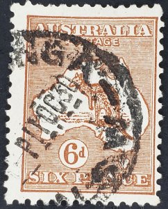 Australia, Scott #96, AVG-F used, heavy cancel