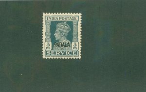 INDIA - PATIALA STATE 063 MH CV$ 1.90 BIN$ 1.00