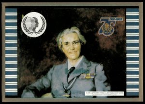 Lesotho 1985 - Girl Scouts - IMPERF Souvenir Stamp Sheet - Scott #491 - MNH