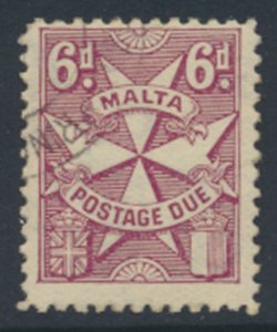 Malta SG D18  SC# J18  Postage Due perf 12 CTO see details / scans 1925      ...