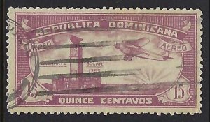 Dominican Republic C13 VFU AIRPLANE O791-3