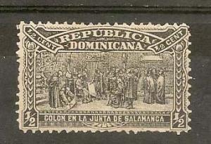 DOMINICAN REPUBLIC ,MOG 1900 COLON EN JUNT SALAMANCA 1/2 C. 