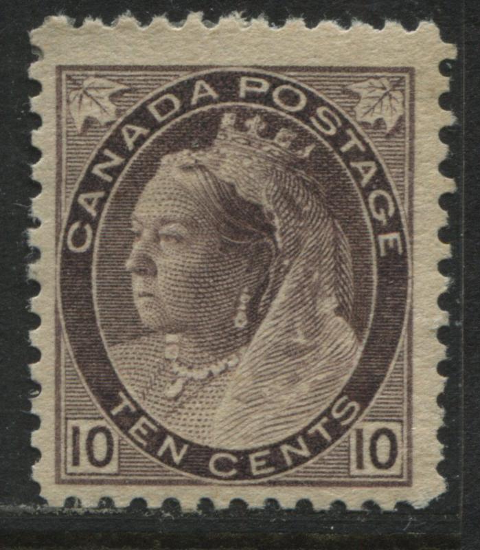 Canada QV 1897 10 cents Numeral mint o.g.