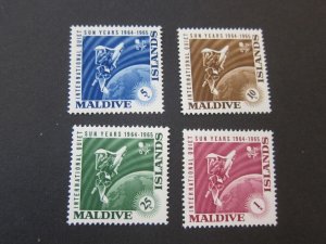 Maldives 1965 Sc 147-50 MNH