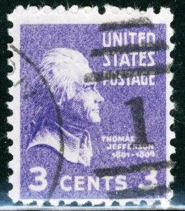 United States- SC #807 - USED - 1938 -Item USA2732DR1