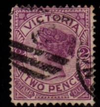 Australia - Victoria  #162 Queen Victoria  - Used