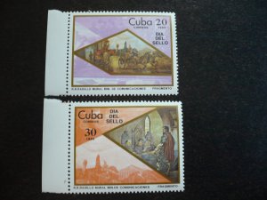 Stamps - Cuba - Scott#2787-2788 - MNH Set of 2 Stamps