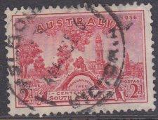 Australia sc#159 1936 2p So. Aust. Cent. used