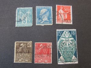 France 1876 Sc 78,196,221,289-60,267 FU