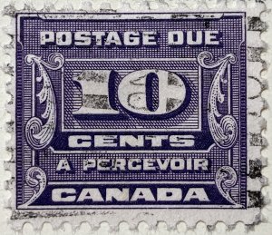 AlexStamps CANADA #J14 FVF Used