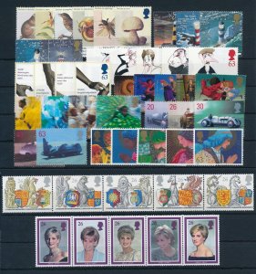 Great Britain Queen Elisabeth 1998 Complete Year Set commemorative issues MNH