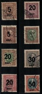 Iceland Scott 130-38 Used [TG927]