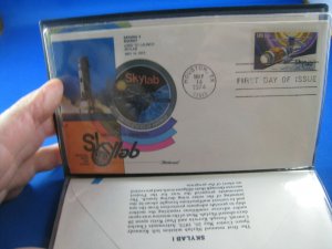 1974 SKYLAB FLIGHTS SOUVENIR FOLDER AND FDCs