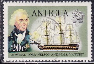 Antigua 250 USED 1970 Admiral Nelson & Victoria