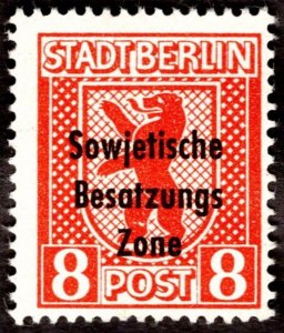 1948, Germany, 8pf, MNH, Sc 10N24