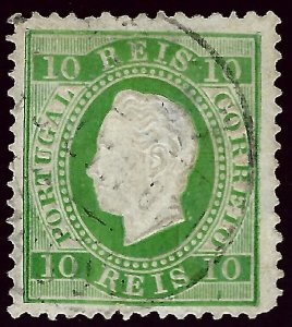 Portugal SC#37b Used F-VF hr SCV$24.00...Worth a close look!!