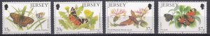 Jersey, Fauna, Butterfliess MNH / 1991