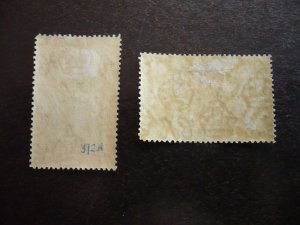 Stamps - Ceylon - Scott# 264-265 - Mint Hinged Part Set of 2 Stamps