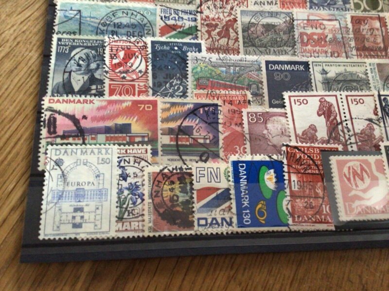 Denmark mounted mint or used stamps  A12356