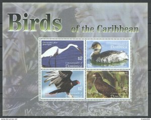 Dominica Fauna Birds Of The Caribbean 1Kb ** Stamps Nw0643