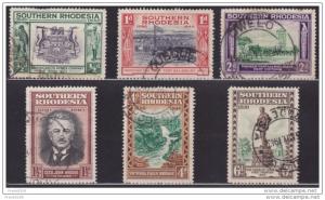 Southern Rhodesia 1940, Anniversary Definitives, used