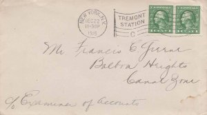 United States New York Tremont Station New York, N.Y. 1915 American Flag Type...