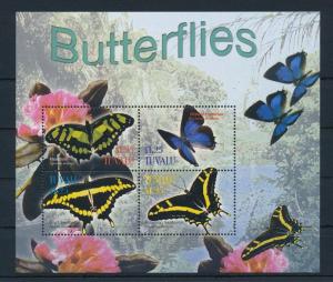 [27424] Tuvalu 2003 Butterflies Schmetterlingen Papillons  MNH Sheet