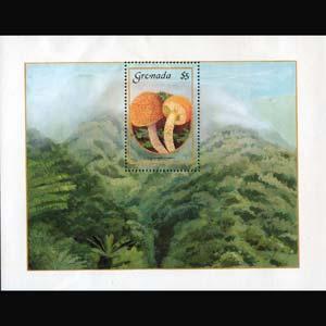 GRENADA 1986 - Scott# 1398 S/S Mushroom NH