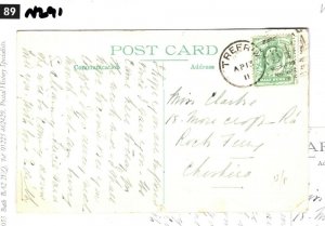 GB WALES Card Carnarvonshire Trefriw PPC Postcard 1911{samwells-covers}N291 