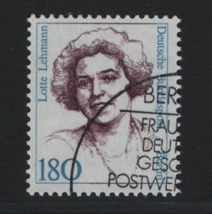 Germany  Berlin   #9N527  cancelled 1989 famous women 180pf