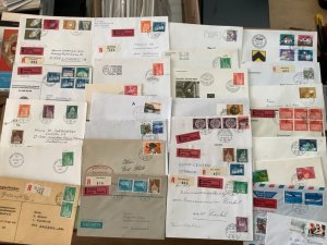 Switzerland postal  covers  27 items Ref A2207