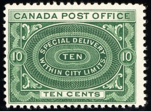 Canada Stamps # E1 MNH VF Scott Value $400.00