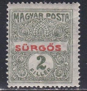 Hungary # E1, Special Delivery, NH