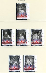 Alderney 2013 Coronation Set SGA488/A493 Unmounted Mint