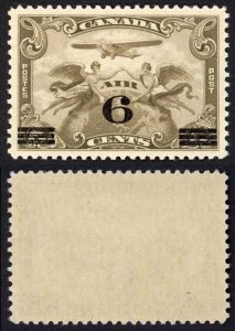 Canada SG313 6c on 5c Air Superb U/M (MNH) Unitrade Cat 30