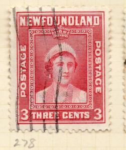 Newfoundland 1941-44 Early Issue Fine Used 3c. 260804