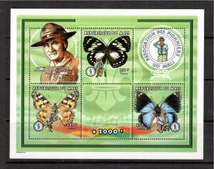 Mali 1998 MNH Sc 957 souvenir sheet