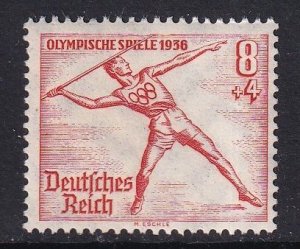 Germany   #B85 MNH  1936  Summer Olympic Games  8pf throwing javelin