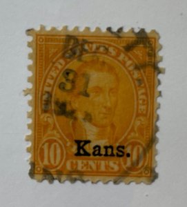United States, US Sc. #668, used
