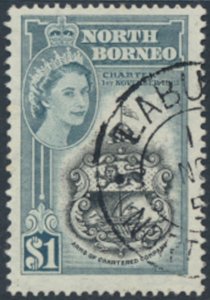 North Borneo  SG 370  SC#  279  Used Coat of Arms  see details & scans