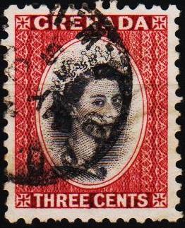 Grenada. 1953 3c S.G.195 Fine Used