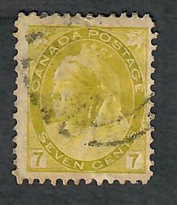 Canada #81 used single