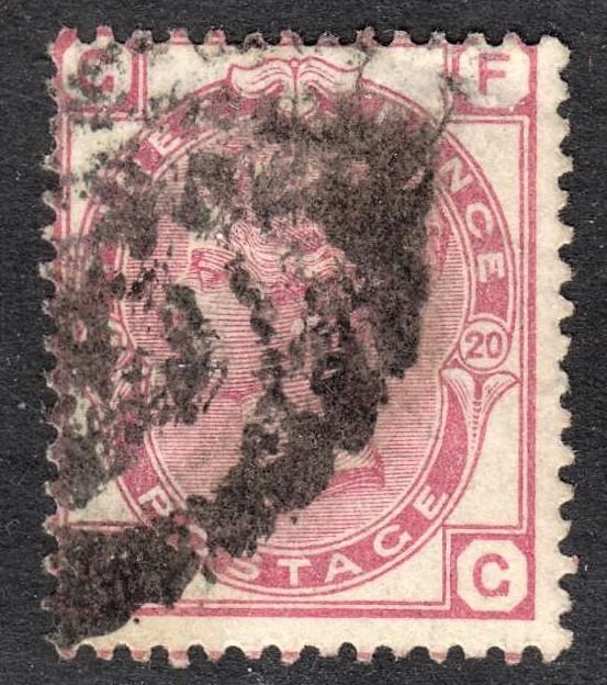 Great Britain Scott 61 plate 20  Fine used.