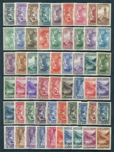 HERRICKSTAMP ANDORRA-FRENCH Sc.# 23-63A P.O. Fresh, Complete Set of 56 Stamps