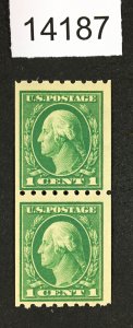 MOMEN: US STAMPS # 410 MINT OG NH PAIR LOT #14187