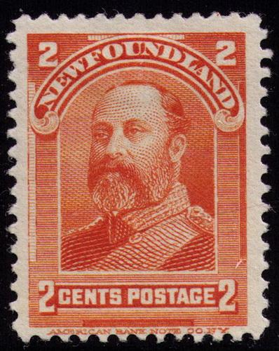 Newfoundland #  81 Mint VF VLH Cat $ 8